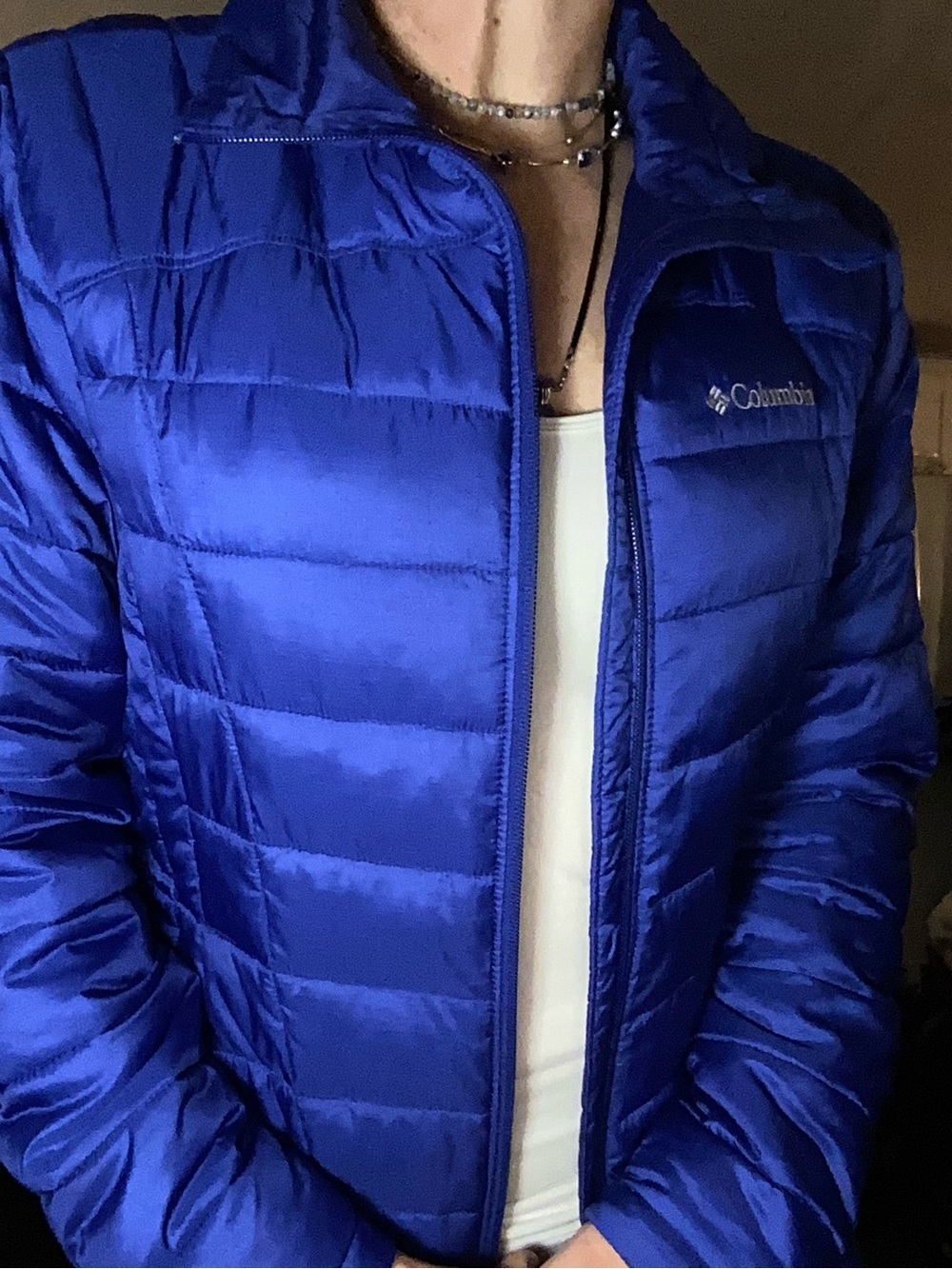 Columbia Women's Royal Blue Packable Puffer Jacket